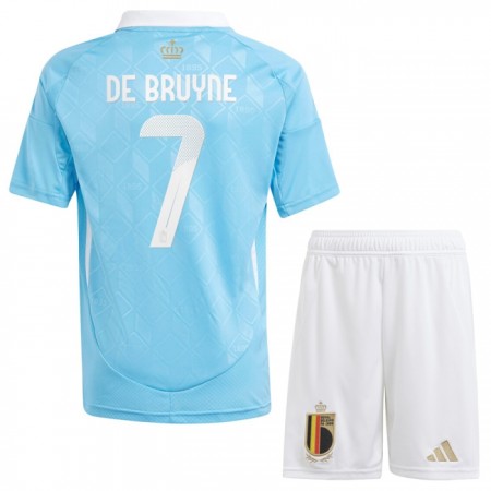 Camiseta Niño Bélgica De Bruyne 7 Segunda Euro 2024